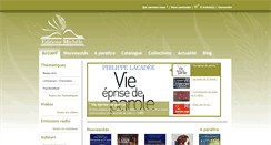 Desktop Screenshot of editionsmichele.com