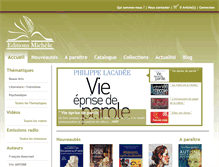 Tablet Screenshot of editionsmichele.com